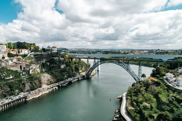 Porto Portugalia Kwietnia 2022 Most Marii Pia Most San Joao — Zdjęcie stockowe