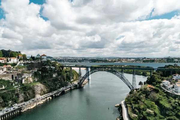 Porto Portugal April 2022 Brücke Maria Pia Und Brücke San — Stockfoto