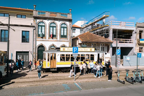 포르토 포르투갈 2022 알레그레 전차에 과푸른 — 스톡 사진