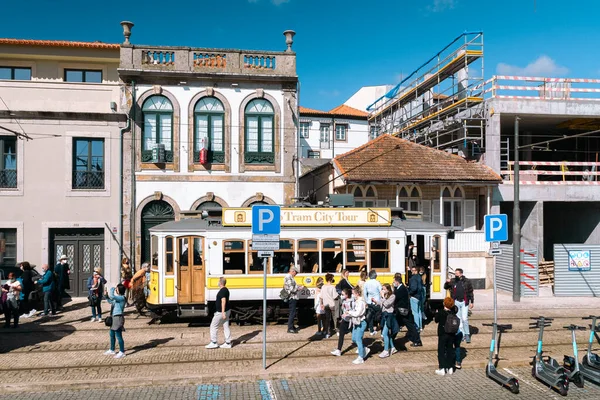 포르토 포르투갈 2022 알레그레 전차에 과푸른 — 스톡 사진