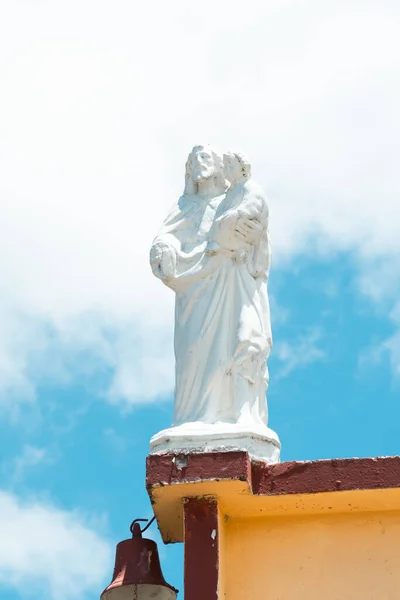 Jerico Antioquia Kolumbien März 2023 Heiliges Denkmal Mit Blauem Himmel — Stockfoto