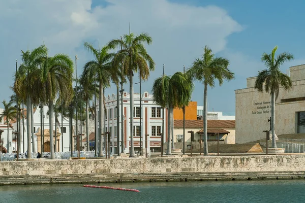 Cartagena Bolívar Kolumbie Března 2023 Kongresové Centrum Cartagena Indias Modré — Stock fotografie