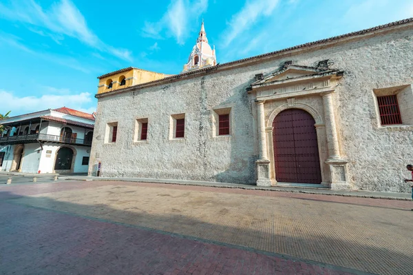 Cartagena Bolívar Kolumbie Března 2023 Katedrála Katedrála Kateřiny Alexandrie Modré — Stock fotografie