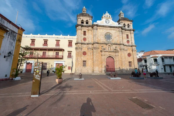 Cartagena Bolivar Kolombiya Mart 2023 San Pedro Claver Kilisesi Nin — Stok fotoğraf