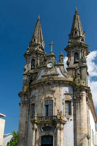 Гимарас Португалия Апреля 2022 Церковь Ораторское Искусство Богоматери Утешения Сантоса — стоковое фото