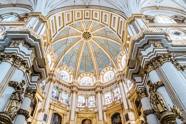 Granada Spanyolország Április 2022 Szent Apostoli Fővárosi Székesegyház Bazilika Megtestesült — Stock Fotó