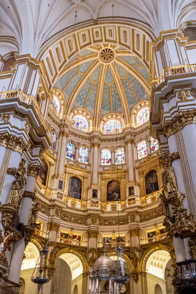 Granada España Abril 2022 Iglesia Catedral Metropolitana Santa Apostólica Basílica — Foto de Stock