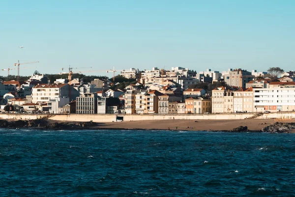 Landskap Mynningen Duero Floden Till Atlanten Porto Portugal — Stockfoto