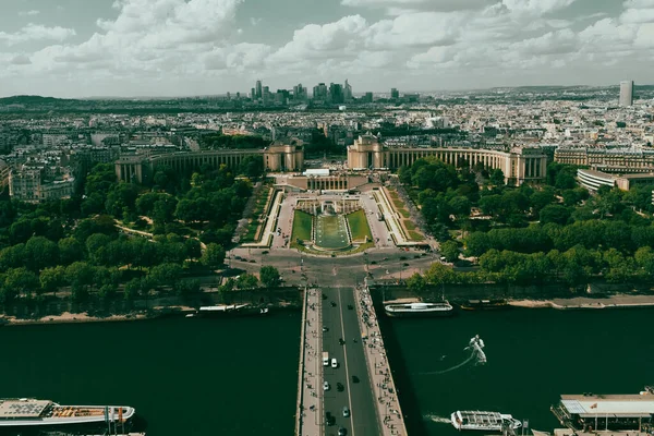 프랑스 2022년 25일 차일롯 궁전과 파노라마 — 스톡 사진