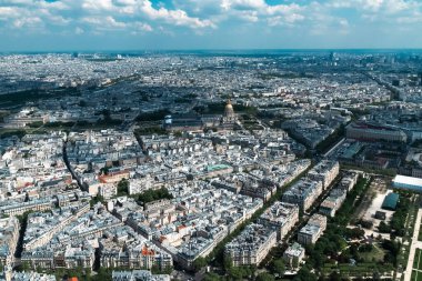 Paris, Fransa 'nın havadan görünüşü