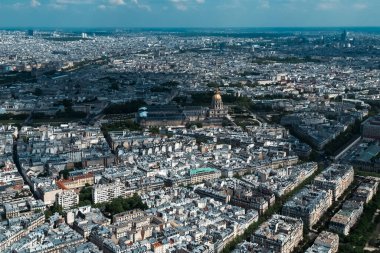 Paris, Fransa 'nın havadan görünüşü