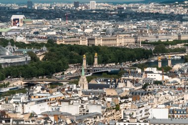 Paris, Fransa 'nın havadan görünüşü