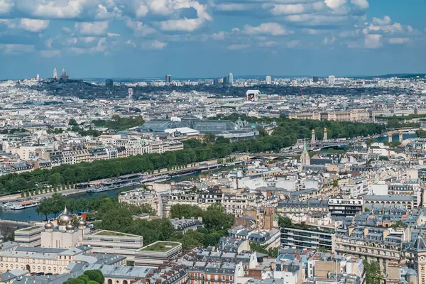 Widok Lotu Ptaka Paryż Francja — Zdjęcie stockowe