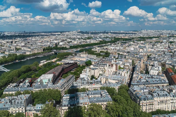 Letecký Pohled Paříž Francii — Stock fotografie