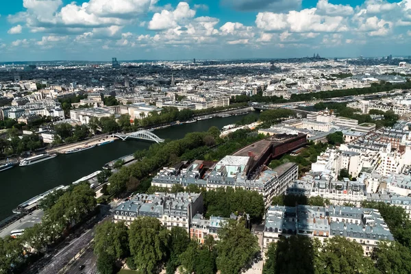 法国巴黎的航拍图 — 图库照片