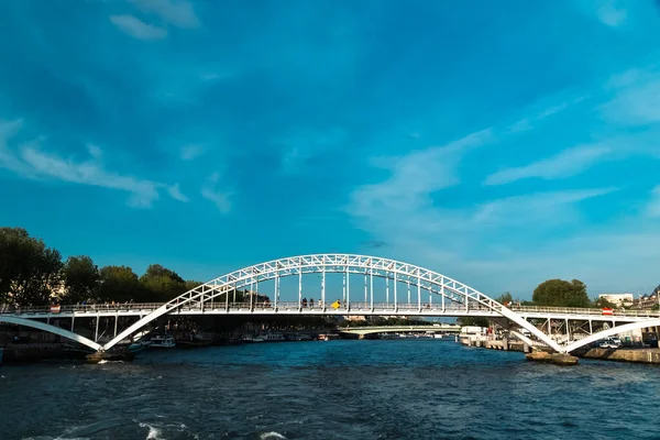 Puente Sobre Río Sena Francia — Foto de Stock