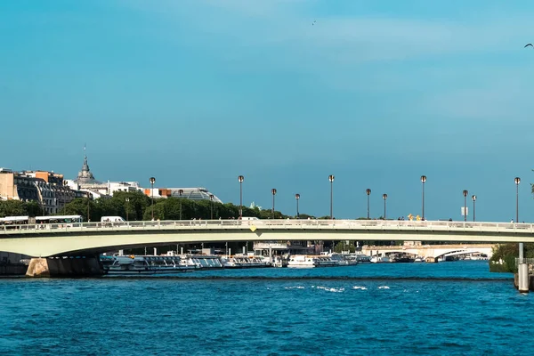 Puentes Sobre Río Sena París Francia — Foto de Stock