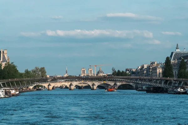 Most Nad Sekwaną Paryż Francja — Zdjęcie stockowe