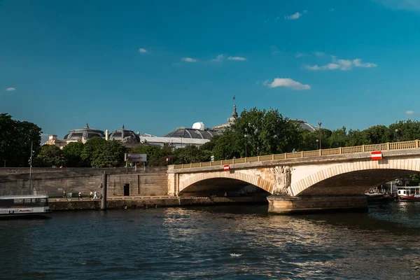 Párizs Franciaország 2022 Április Jena Híd Egy Párizsi Híd Szajna — Stock Fotó