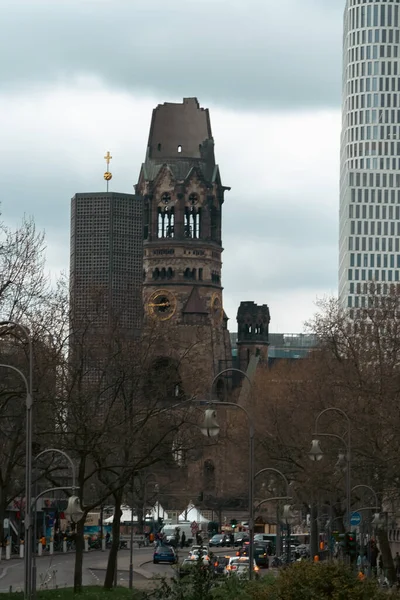 Берлін Німеччина Квітня 2022 Року Меморіальна Церква Кайзера Вільгельма Кайзер — стокове фото