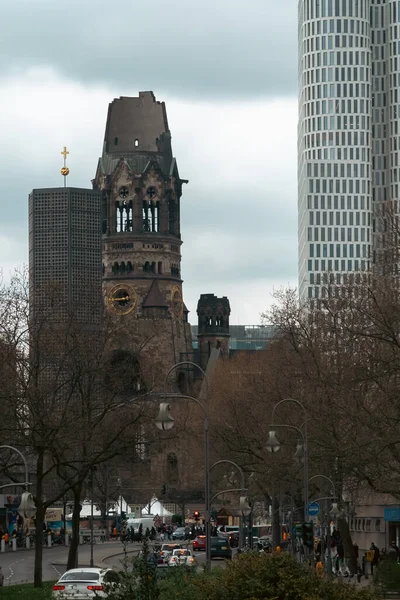 Berlin Germany April 2022 Kaiser Wilhelm Memorial Church Kaiser Wilhelm — Stock Photo, Image