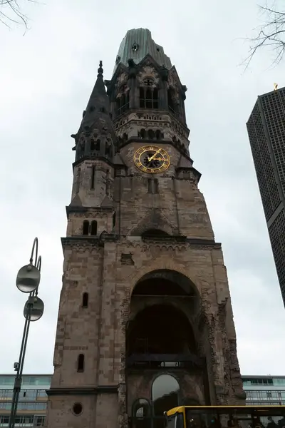 Берлін Німеччина Квітня 2022 Року Меморіальна Церква Кайзера Вільгельма Кайзер — стокове фото