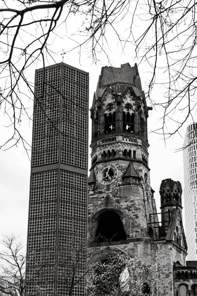 德国柏林 2022年4月21日 德皇威廉纪念教堂 Kaiser Wilhelm Gedchtniskirche — 图库照片