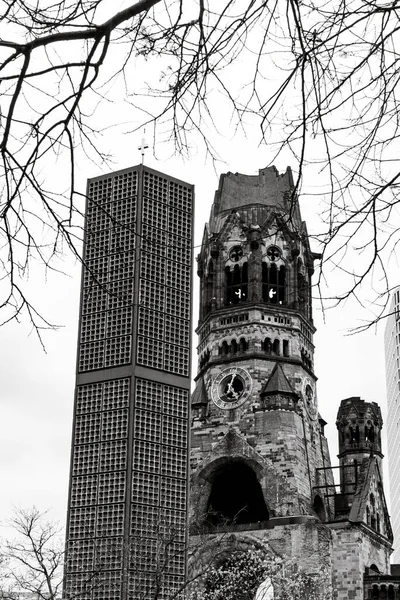 Berlino Germania Aprile 2022 Kaiser Wilhelm Memorial Church Kaiser Wilhelm — Foto Stock