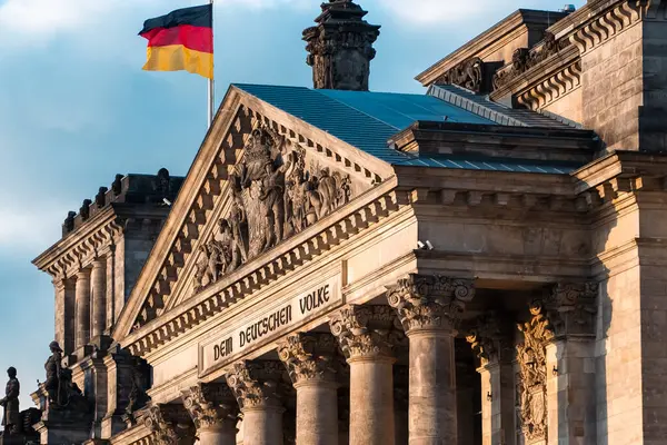 Berlin Deutschland April 2022 Architektur Und Fassade Des Reichstags — Stockfoto