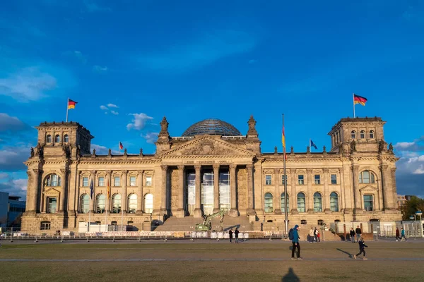 Berlin Deutschland April 2022 Architektur Und Fassade Des Reichstags — Stockfoto
