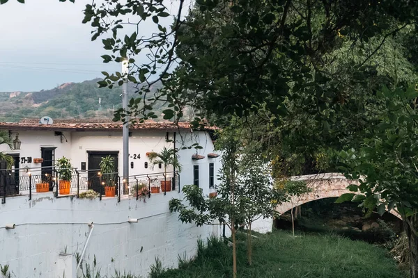 Giron Santander Colombie Février 2023 Architecture Coloniale Des Maisons Commune — Photo