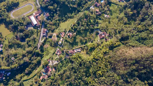 Antioquia, Kolombiya 'daki Venedik manzaralı panoramik manzara.