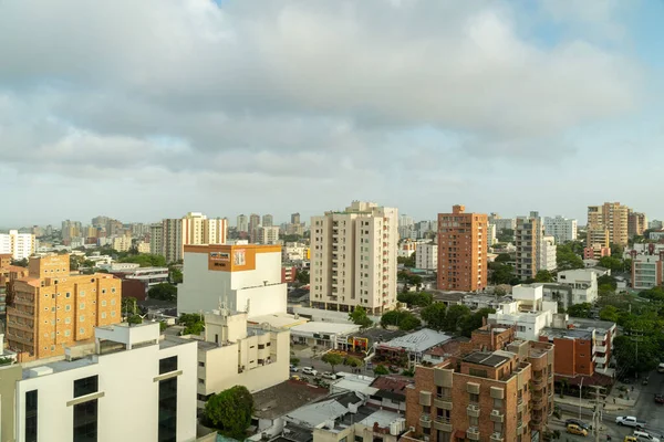 Barranquilla, Atlantico, Kolombiya. 12 Haziran 2019: Güzel güneşli bir günün güzel manzarası
