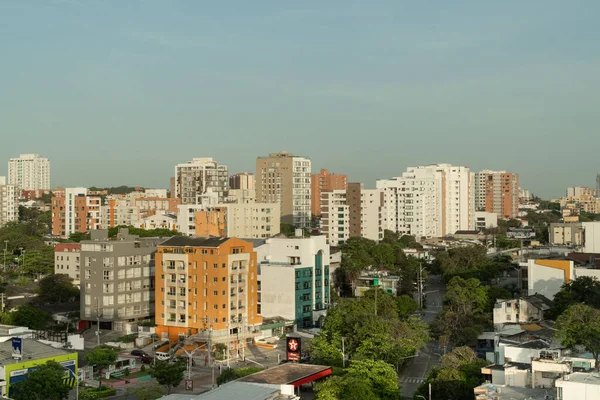 Barranquilla, Atlantico, Kolombiya. 12 Haziran 2019: Güzel güneşli bir günün güzel manzarası