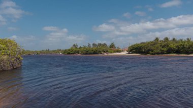Maranho, Brezilya, Lenis Maranhenses Ulusal Parkı. 20 Eylül 2019: Kızıl Nehir