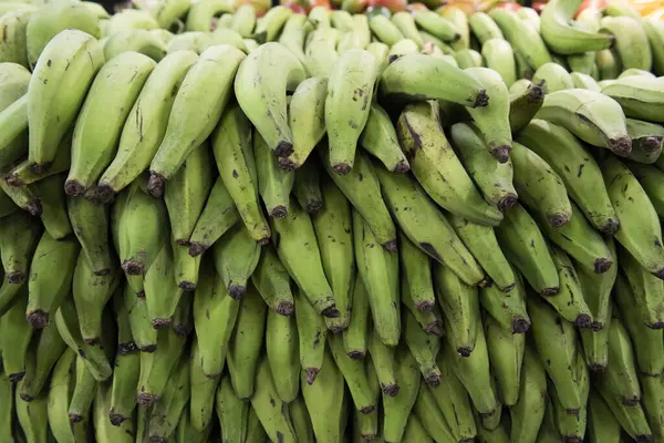 Tło Bananów Żółtych Rynku — Zdjęcie stockowe