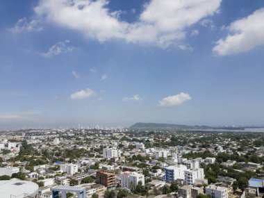  Cartagena, Bolivar, Kolombiya. 18 Ocak 2013: El Laguito Panoramisi. 
