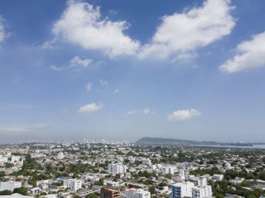  Cartagena, Bolivar, Kolombiya. 18 Ocak 2013: El Laguito Panoramisi. 