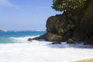 Plaj Torbası Ağzı, Tayrona Ulusal Parkı, Santa Marta, Magdalena, Kolombiya