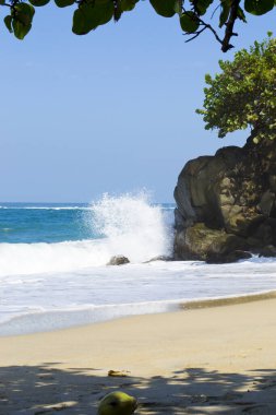 Plaj Torbası Ağzı, Tayrona Ulusal Parkı, Santa Marta, Magdalena, Kolombiya