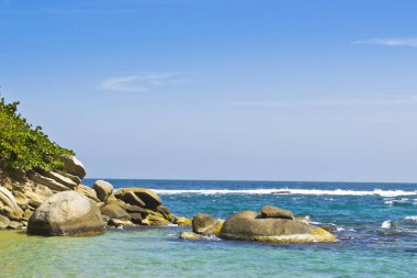 Yüzme, Tayrona Ulusal Parkı, Santa Marta, Magdalena, Kolombiya