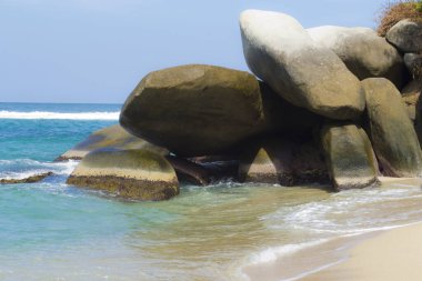 Çıplaklar Plajı, Tayrona Ulusal Parkı, Santa Marta, Magdalena, Kolombiya