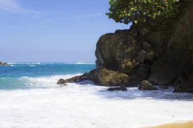 Plaj Torbası Ağzı, Tayrona Ulusal Parkı, Santa Marta, Magdalena, Kolombiya