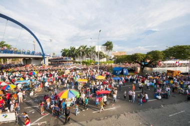 Cali, Valle del Cauca, Kolombiya. 24 Mayıs 2013: Cali Fuarı. 