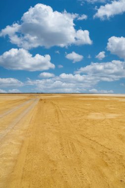 Cabo de la Vela 'daki Carrizal Çölü. Guajira, Kolombiya.
