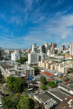 Barranquilla, Atlantico, Kolombiya. 12 Haziran 2019: Güzel güneşli bir günün güzel manzarası