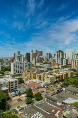Barranquilla, Atlantico, Colombia. June 12, 2019: Beautiful view of a beautiful sunny day in the city clipart