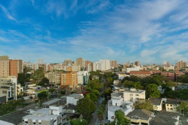 Barranquilla, Atlantico, Kolombiya. 12 Haziran 2019: Güzel güneşli bir günün güzel manzarası