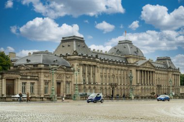 Brussels, Belgium. September 30, 2019: Architecture of the royal palace of Brussels.  clipart
