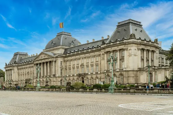 Brüksel Belçika Eylül 2019 Brüksel Kraliyet Sarayının Mimarisi Telifsiz Stok Imajlar